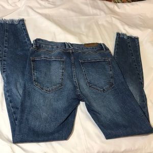 ZARA TRAFALUC DENIM WEAR Distressed Shredded Jeans